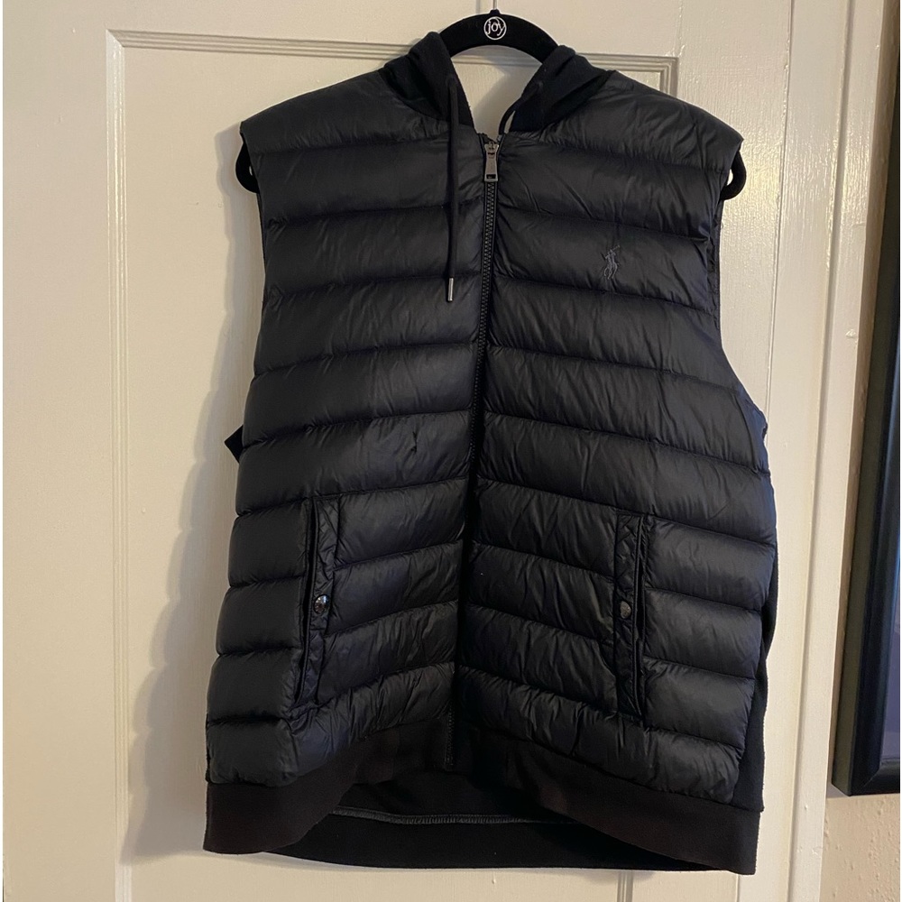 Polo Ralph Lauren puffer vest with hood!